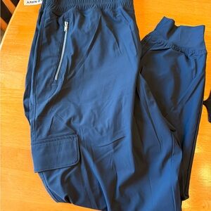 Old Navy Dark Blue Zip-Up Joggers